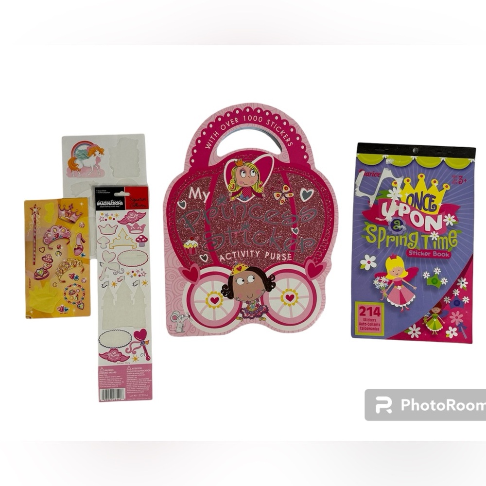 Princess activity purse book with over 400 stickers